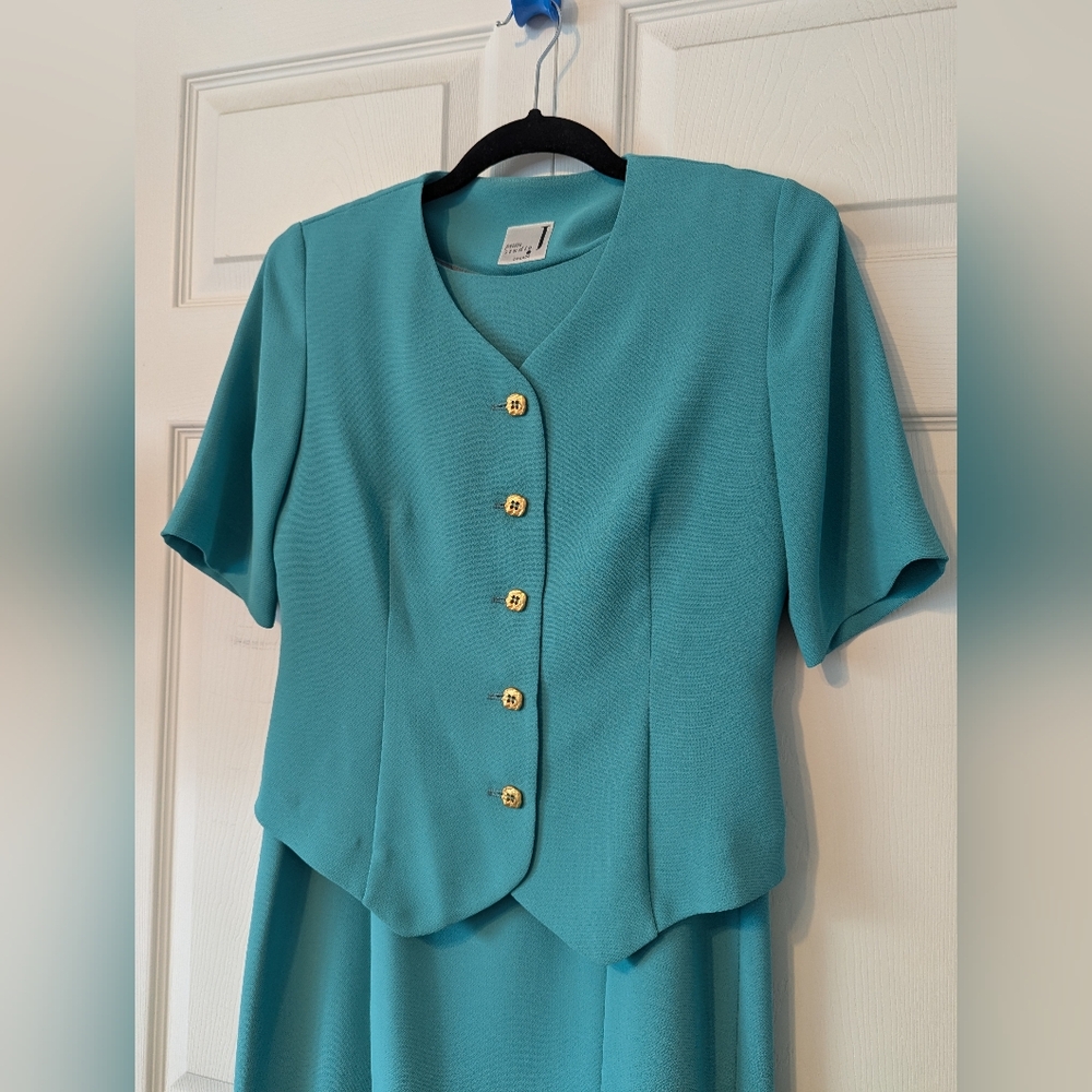 Vintage Petite Studio Canada 2 Piece Dress & Jacket Set - Picture 9 of 16